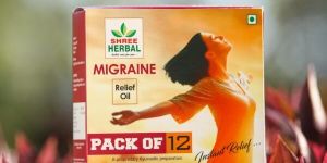 12 Pcs SHREE Migraine Pain Relief Oil