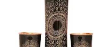 Copper Glass Water Bottle