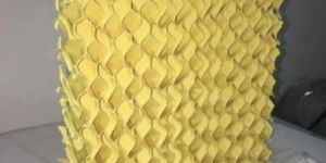 Yellow Honeycomb Cooling Pad
