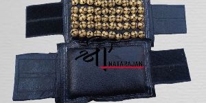 Handmade 5 Line Black Velcro Bharatnatyam Ghungroo Pads