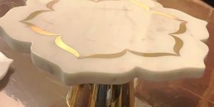 Marble Brass Cake Stand