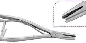 SCREW REMOVAL FORCEPS WITH RATCHET LOCKED