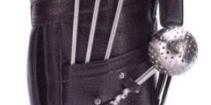 Leather Golf Bar Set