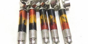 3 Inch Brass Colored Smoking Pipe