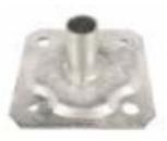Scaffolding Base Plate with Pipe