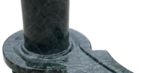 Green Marble Shivling 11cm