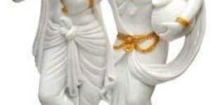 Marble Radha Krishna Statue