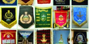 T-FLAG WITH BRASS STAND