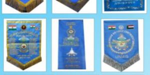 ZARI EMBROIDERY T-FLAG