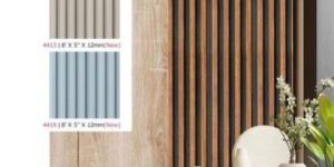 Louvers Charcoal Panel