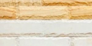 Teak Mint Stone Half Rockface Wall Cladding