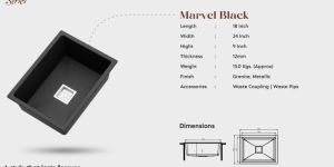 Marvel Series Quartz Kitchen Sink