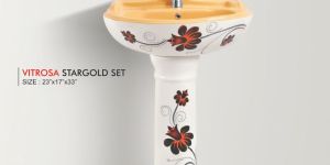 Stargold Pedestal Basin Set