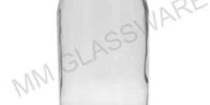 Glass Sharbat Dot Juice Bottle