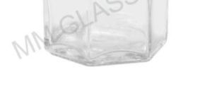 Hexa Glass Jar