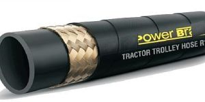 Tractor Trolley 1 Wire Braid Hydraulic Hose Pipe