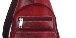 Leather Cross Body Backpack Bag