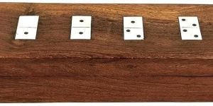 Wooden Domino Game Set