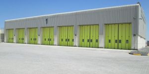 Stainless Steel Sliding Folding Hangar Door
