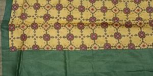 Tassar Printed Saree