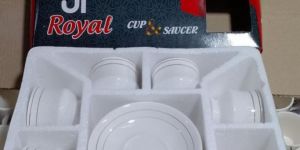 JP Royal Steel Line Cup Saucer