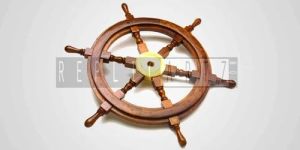Wooden Ship Wheel