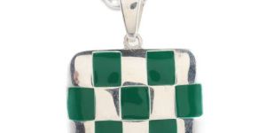 Sterling Silver Enamel Pendant