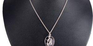 Sterling Silver Yoga Pendant