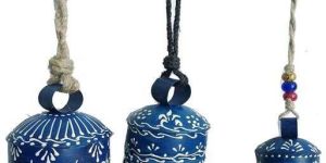 Painted Cow Bell Wall Hanging