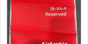 Airline Promotional Head Rest Cover