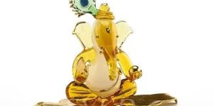 Glass Ganesha Statue