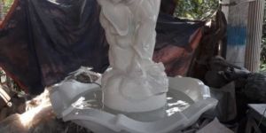 Fiberglass Sculpture Garden Fountain