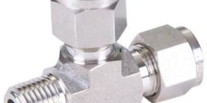 Stainless Steel Male Run Tee