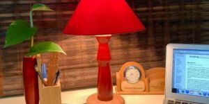 Wooden Table Lamp