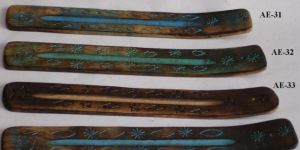 AE Wooden Incense Stick Holder