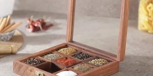 Wooden Spice Box