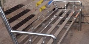 Steel 3 Seater Bench