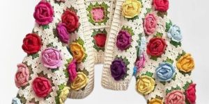 Ladies Winter Jacket Crochet