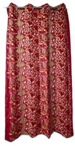 Embroidered Window Curtain