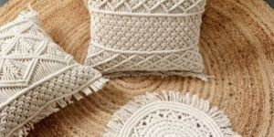 MAC C 1308 Macrame Cushion Cover