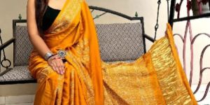 Modal Silk Sarees with Tissue Pallu