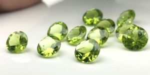 Round Cut Peridot Loose Gemstones