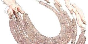 Round Morganite Gemstone Beads
