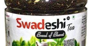 500g Swadeshi Regular Elaychi CTC Tea Swadeshi Tea Brand of Bharat Best Elaychi Tea Jar