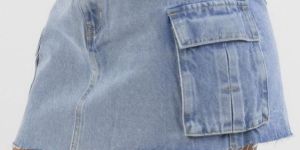 Women Denim Mini Skirt