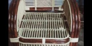 High Back Cane Arm Chair