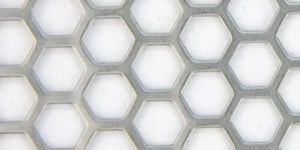 Stainless Steel Hexagonal Perforated Sheet