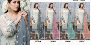 Maaria-A 1009 Heavy Faux Georgette Fancy Pakistani Suits Set
