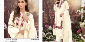 Maaria-A 1013 Heavy Faux Georgette Fancy Pakistani Suits Set