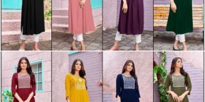 Nayra Cut Embroider Rayon Kurti